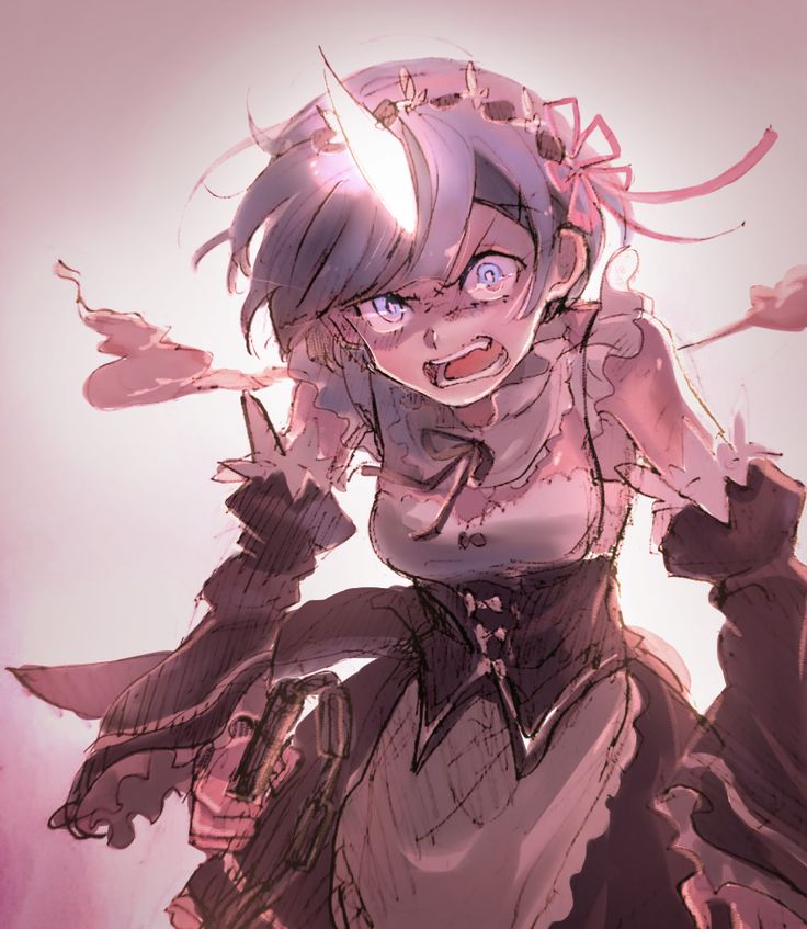 rem (re:zero kara hajimeru isekai seikatsu) drawn by harusabin