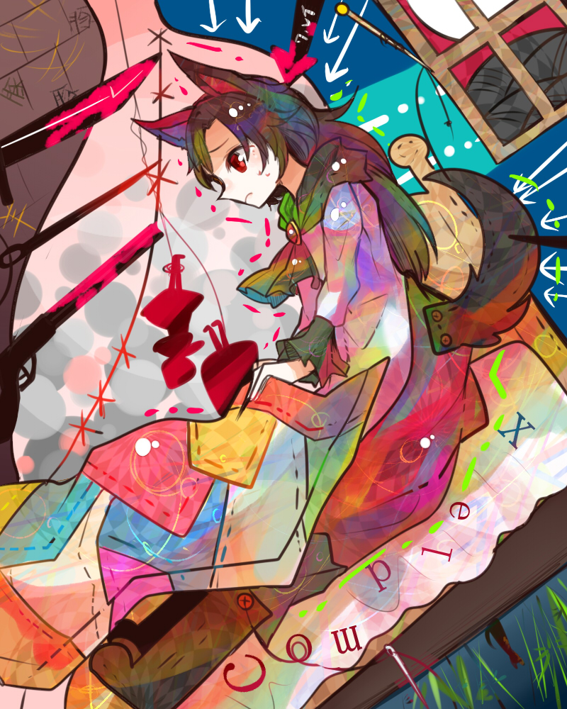 imaizumi kagerou and little red riding hood (touhou and 1 more) drawn by itomugi-kun