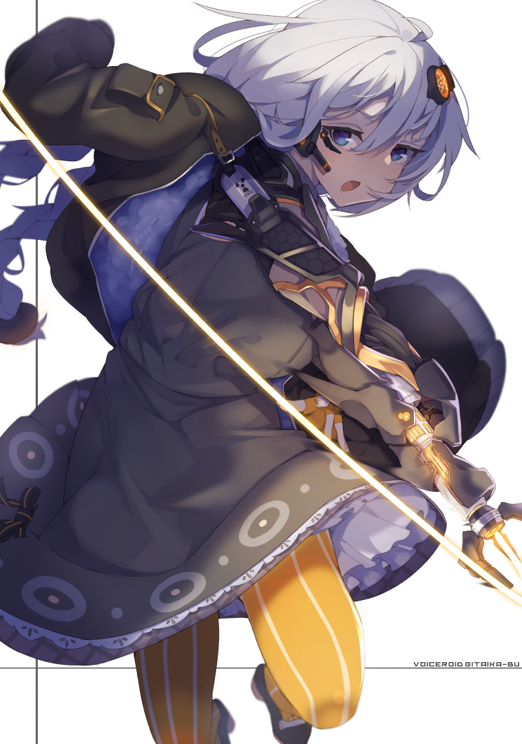 kizuna akari (vocaloid and 1 more) drawn by zoruboi
