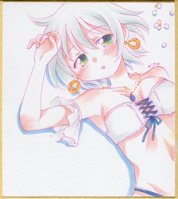 azusa mifuyu (mahou shoujo madoka magica and 1 more) drawn by kinoji