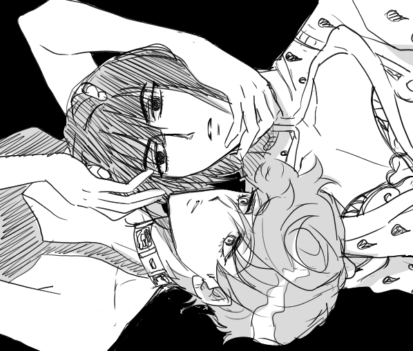 bruno bucciarati and trish una (jojo no kimyou na bouken and 1 more) drawn by jeonjin_(mynamebazin)