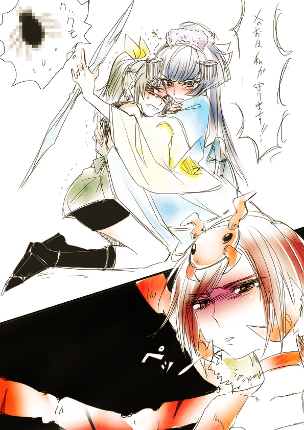 midorikawa nao, aoki reika, and hino akane (precure and 1 more) drawn by tima