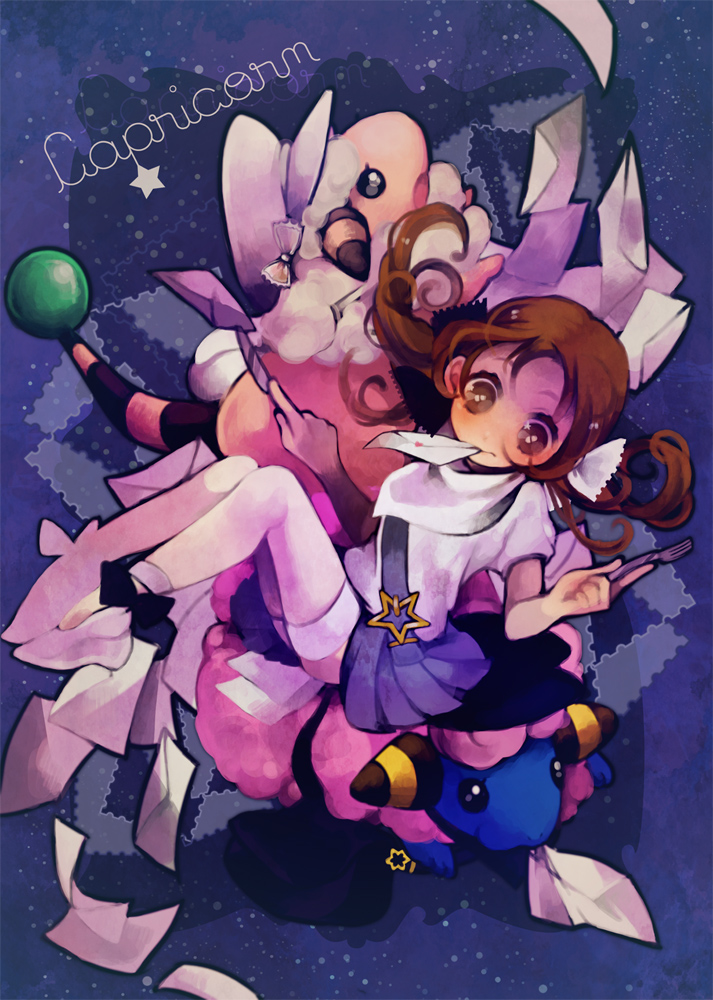 lyra, mareep, and flaaffy (pokemon and 1 more) drawn by cambo_copoca