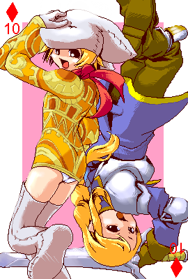 agrias oaks, ramza beoulve, and mime (final fantasy and 1 more) drawn by mikuni_aoi