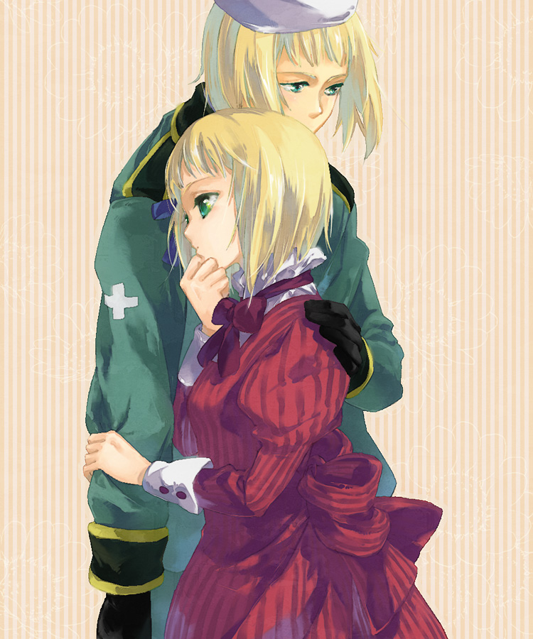 liechtenstein and switzerland (axis powers hetalia) drawn by akutsu_(yuumi)