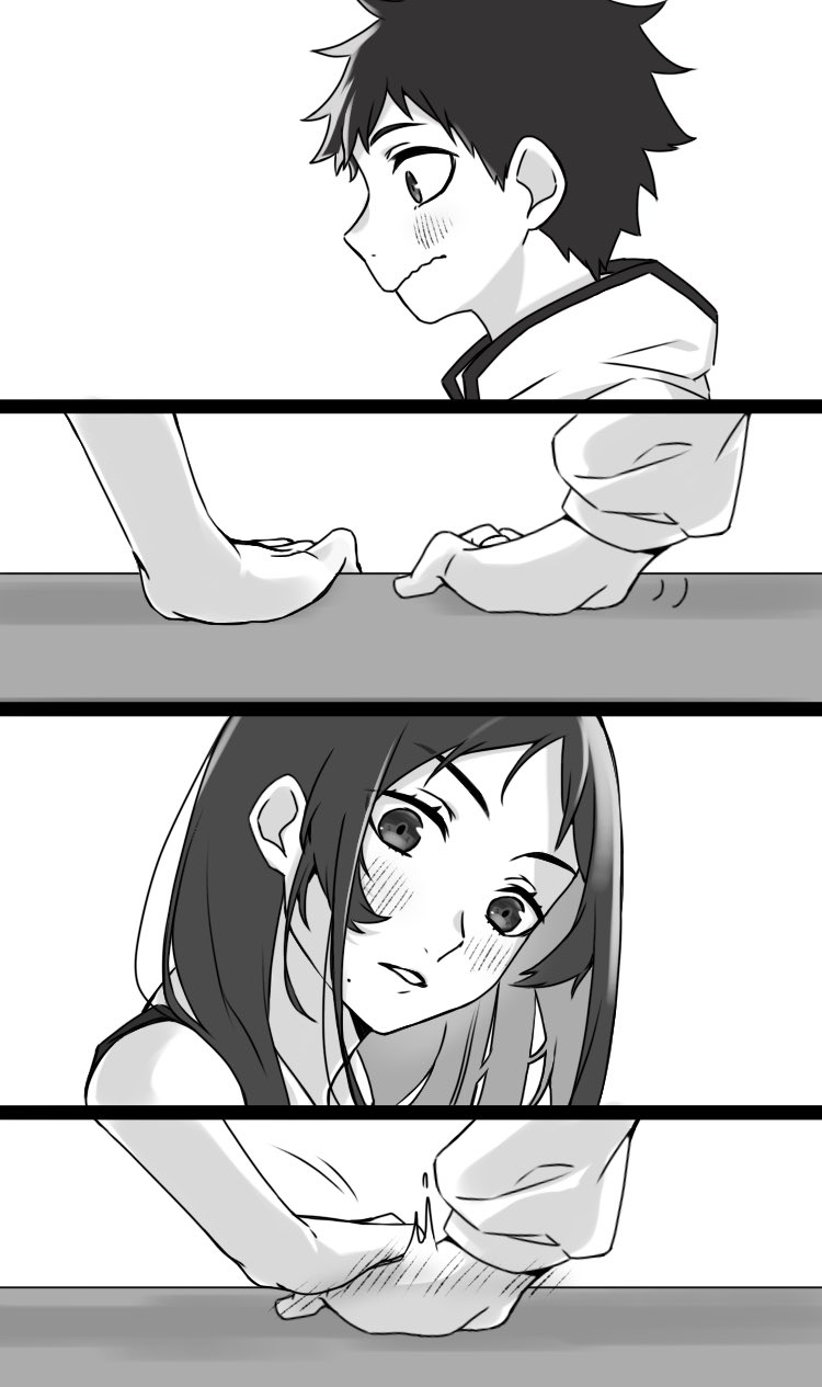 okkotsu yuuta and orimoto rika (jujutsu kaisen) drawn by yuruyuu220