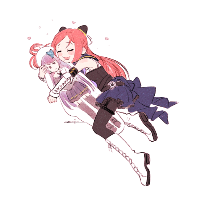 funada kiito and shiba tomoshibi (assault lily) drawn by komuzuka