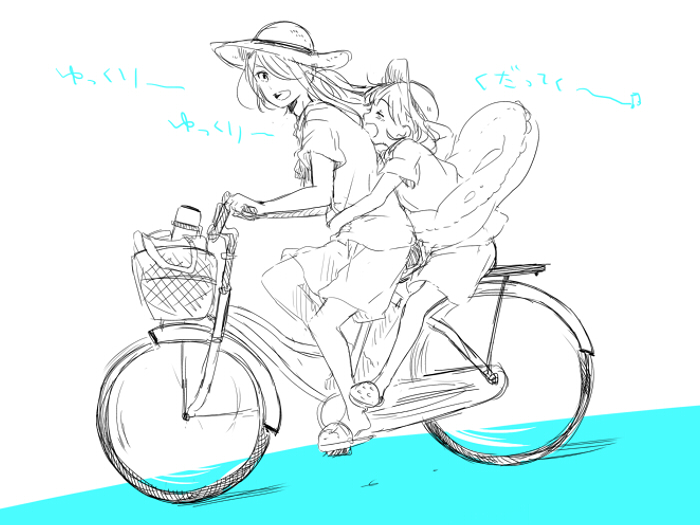 kazemaru ichirouta and miyasaka ryou (inazuma eleven) drawn by tomo_(sjim)