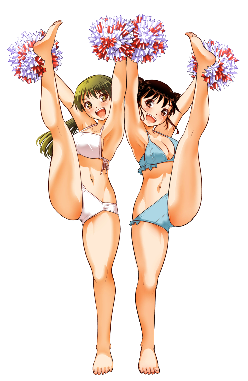 kijitani ayano and shiratori kanon (yankee jk kuzuhana-chan) drawn by sogabe_toshinori