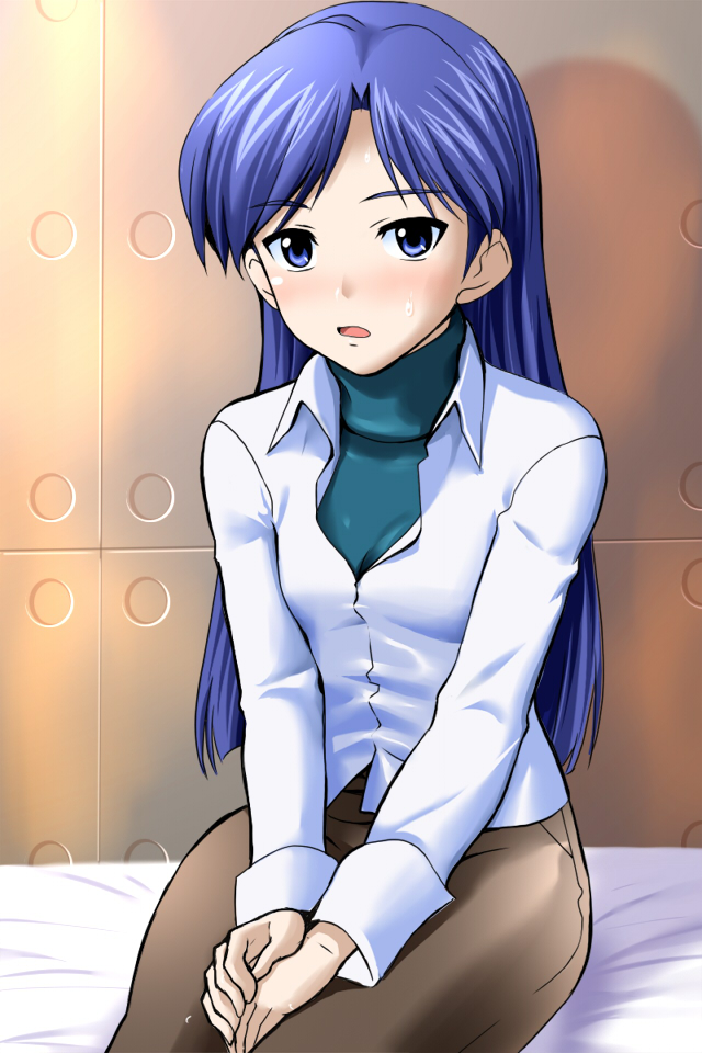 kisaragi chihaya (idolmaster and 1 more) drawn by g-tetsu