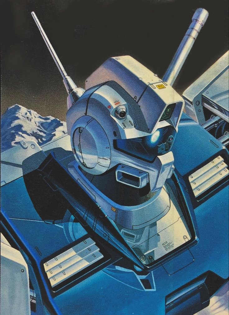 zaku ii and gm cold districts type (gundam and 1 more) drawn by ishibashi_ken'ichi