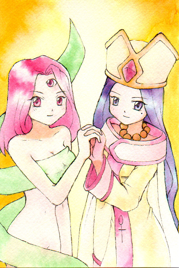 world and empress (magical drop) drawn by proton