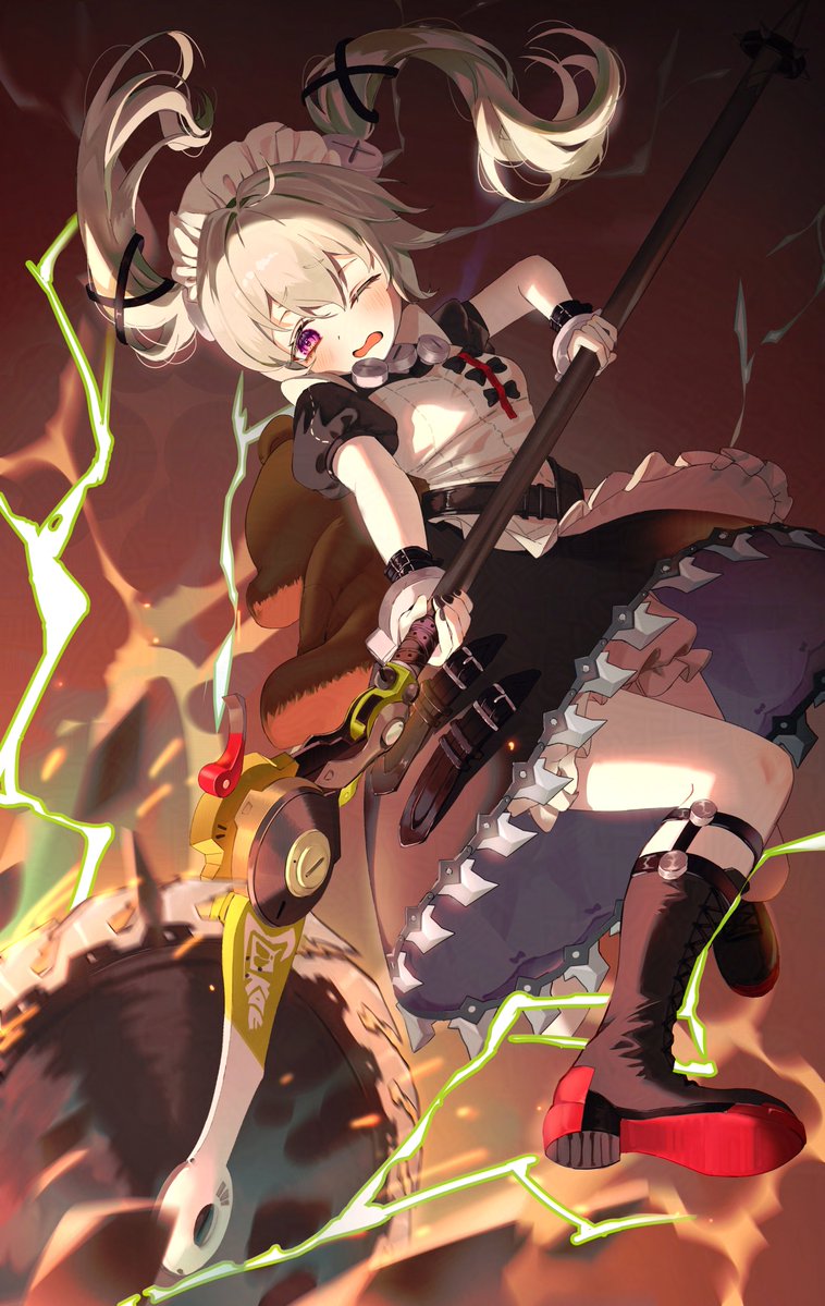 corin wickes (zenless zone zero) drawn by n_77z
