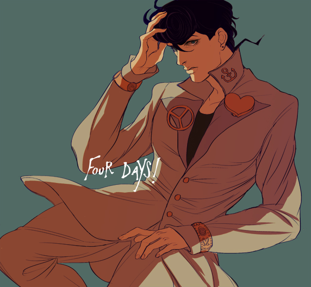 higashikata josuke (jojo no kimyou na bouken and 1 more) drawn by k-rei