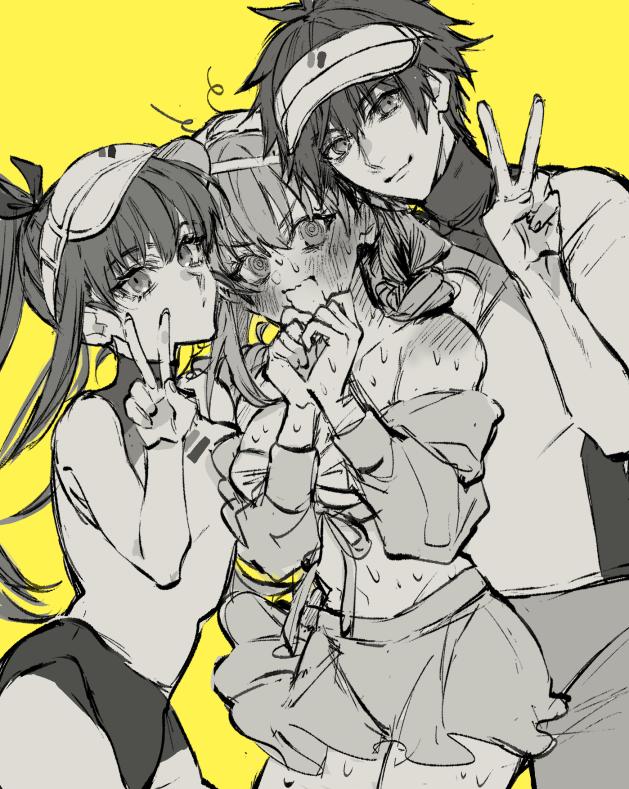 bb and kishinami hakuno (fate and 1 more) drawn by sumi_2222