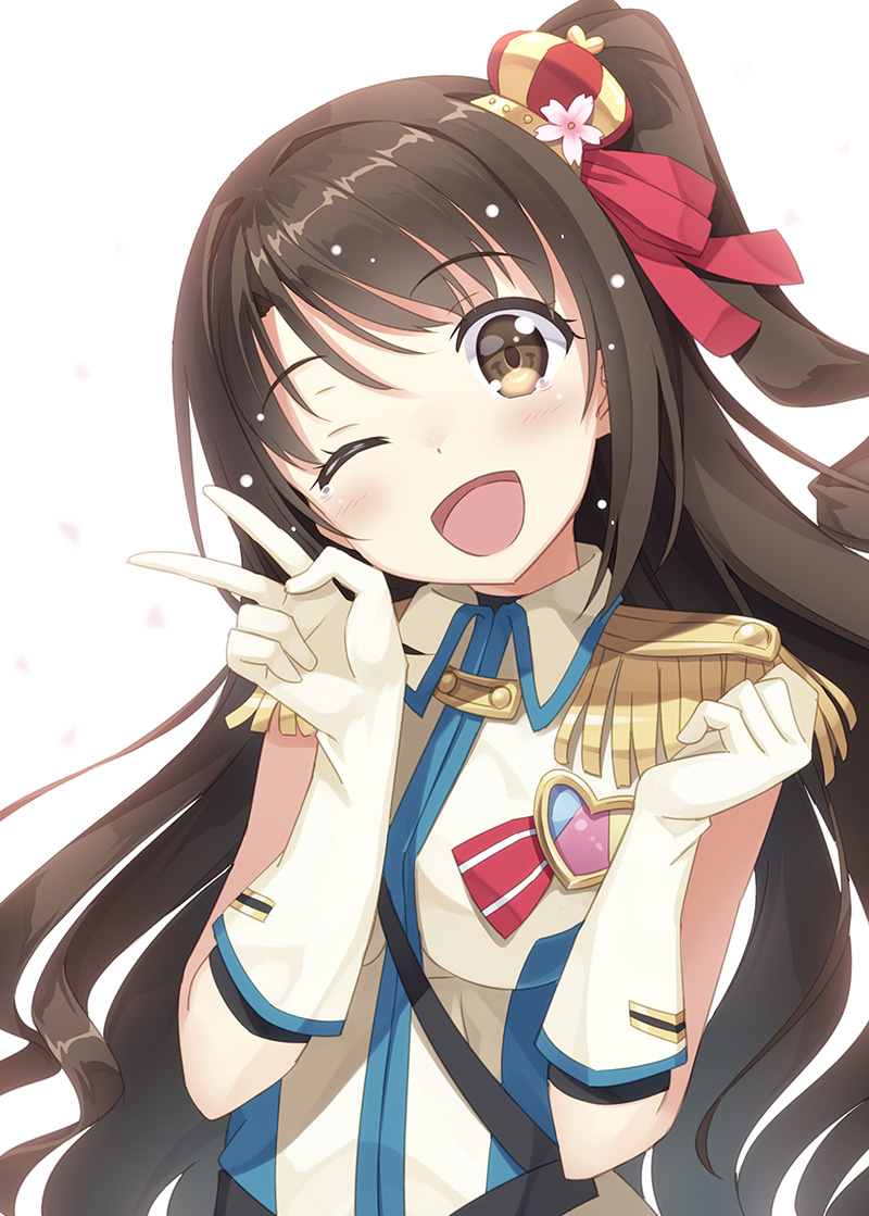 shimamura uzuki (idolmaster and 1 more) drawn by hyuuga_azuri