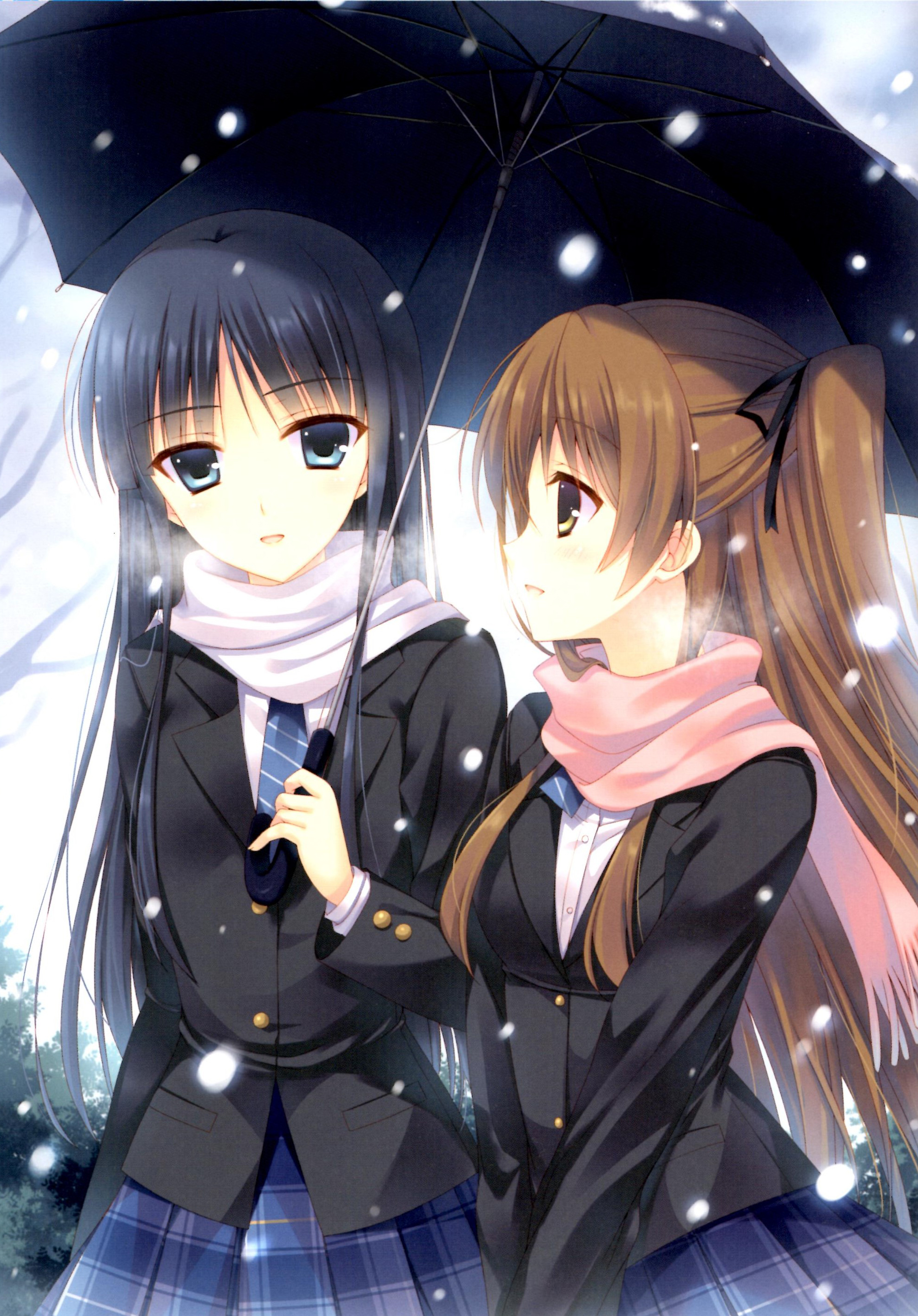 Touma Kazusa And Ogiso Setsuna White Album 2 Drawn By Mitsu King