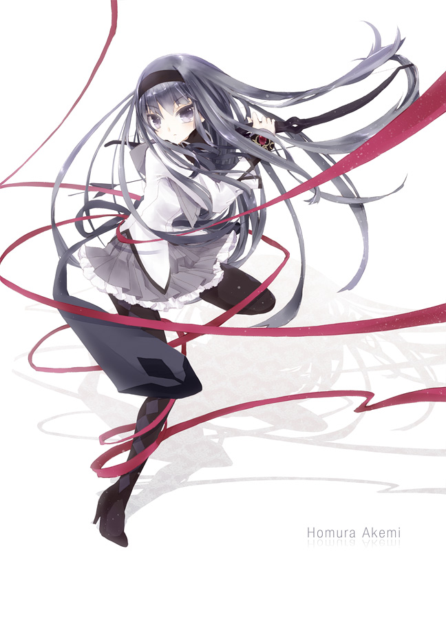 akemi homura (mahou shoujo madoka magica) drawn by requiem_(luna84)