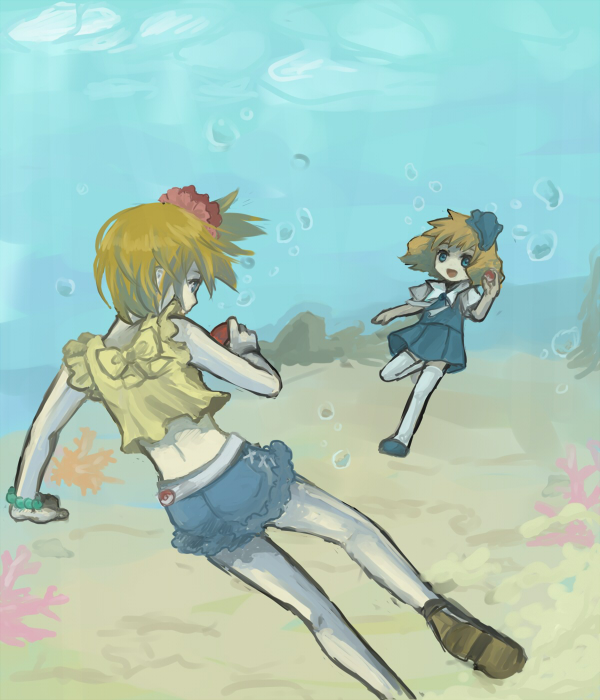 misty and molly hale (pokemon and 1 more) drawn by keru