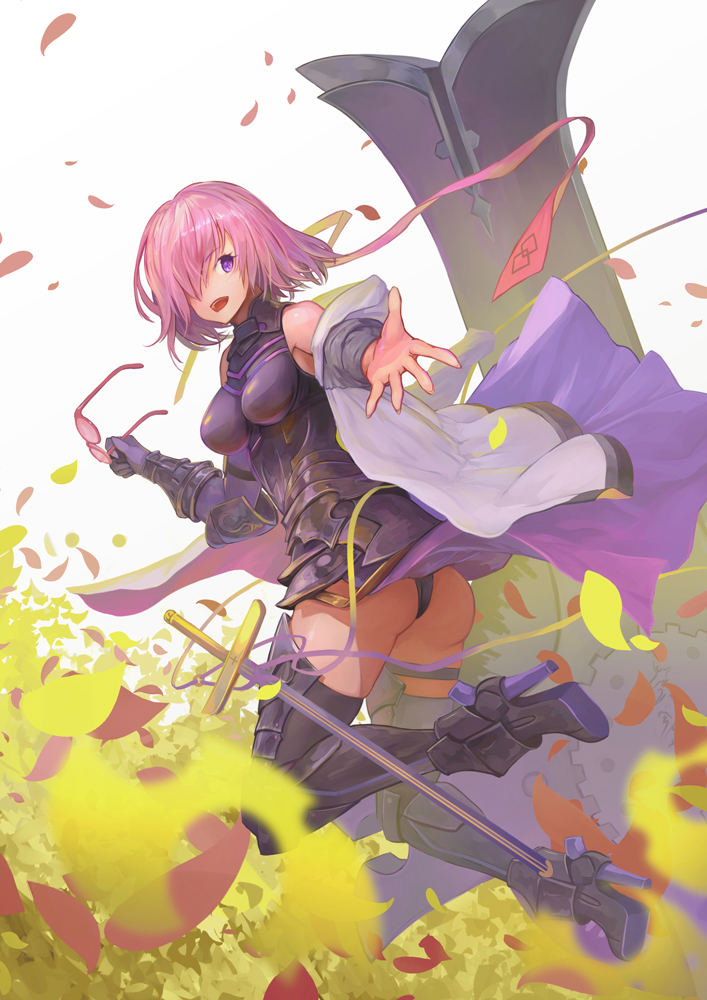 mash kyrielight (fate and 1 more) drawn by kawahara_ryuuta