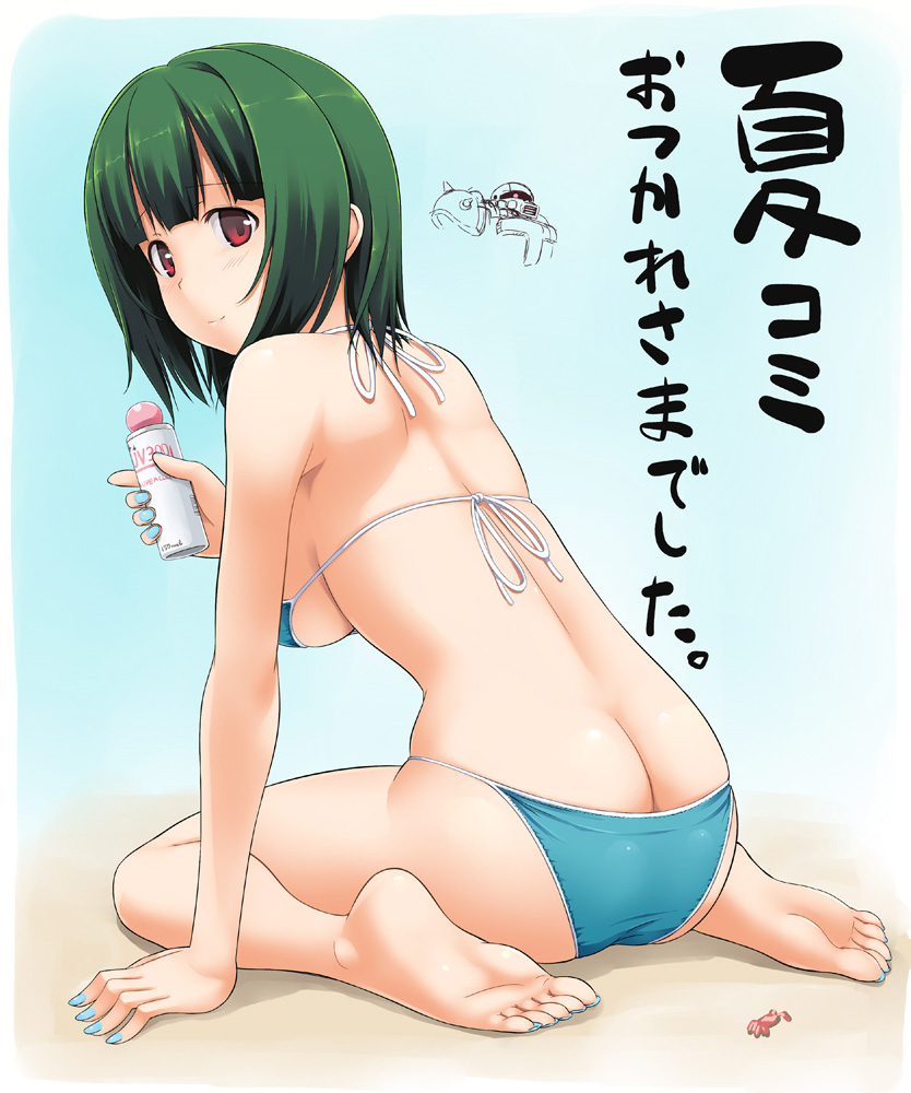 otonashi kotori, zaku ii, and zaku ii f/j (idolmaster and 2 more) drawn by takayaki