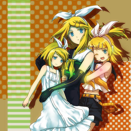 kagamine rin (vocaloid and 1 more) drawn by mimana