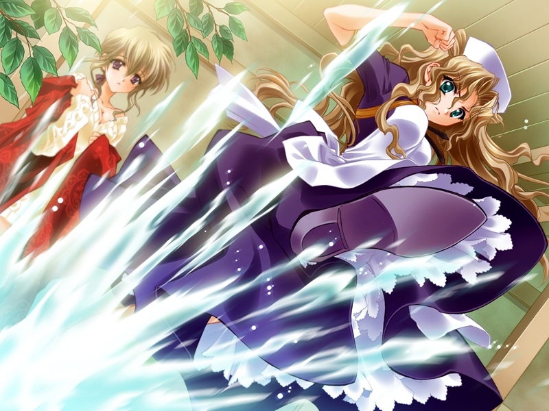 midou nene and kamiazuma yumiko (touka gettan) drawn by carnelian