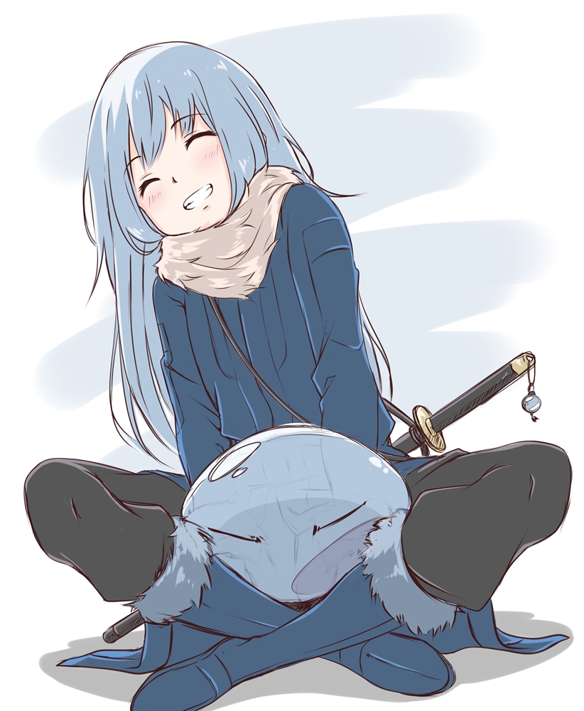 rimuru tempest (tensei shitara slime datta ken) drawn by plasbott