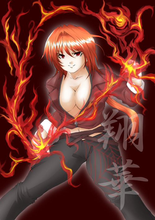 kusanagi kyou (the king of fighters and 1 more)