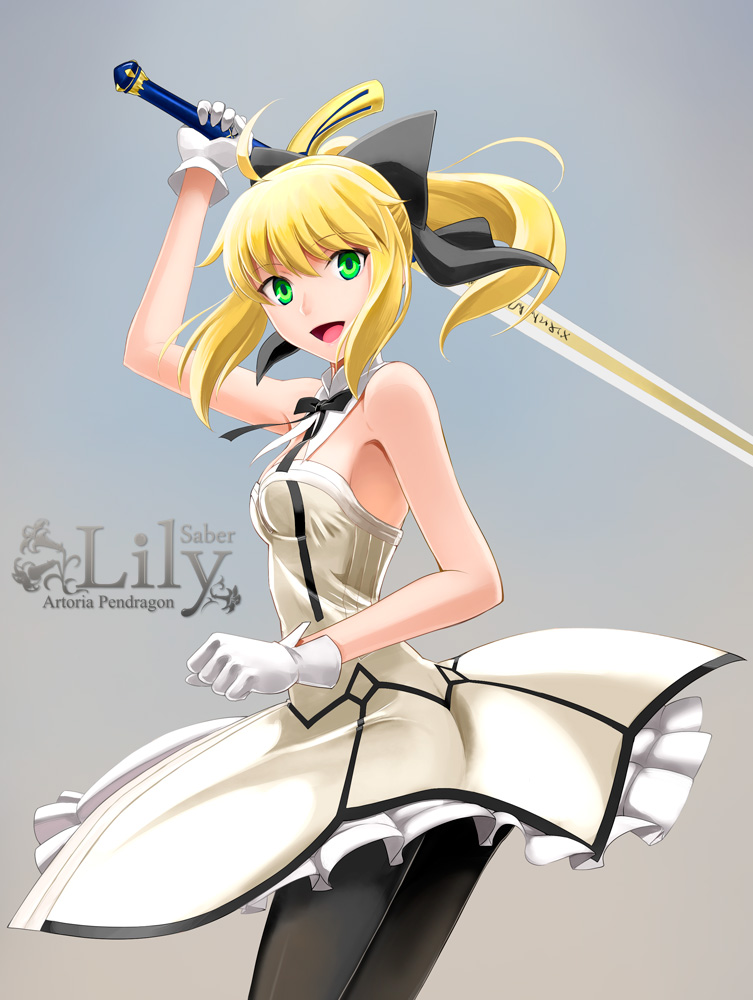 artoria pendragon and saber lily (fate and 3 more) drawn by shirotsumekusa