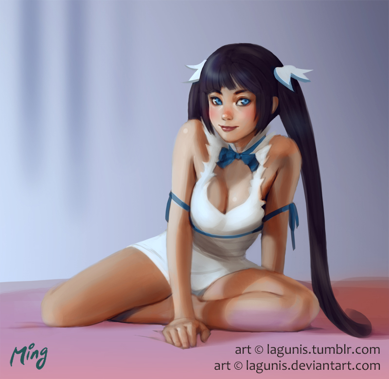 hestia (dungeon ni deai wo motomeru no wa machigatteiru darou ka) drawn by ming-yin_wong