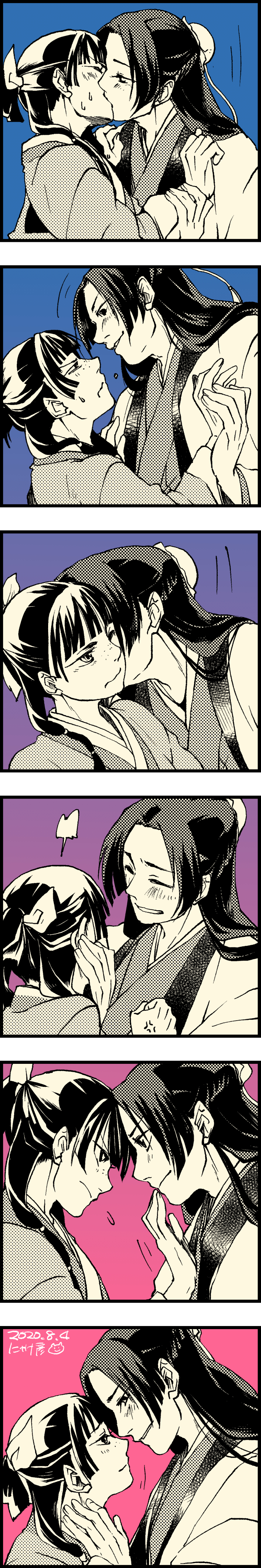 maomao and jinshi (kusuriya no hitorigoto) drawn by takehide