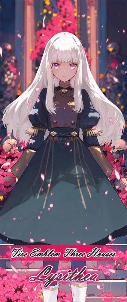lysithea von ordelia (fire emblem and 1 more) drawn by kero_sweet