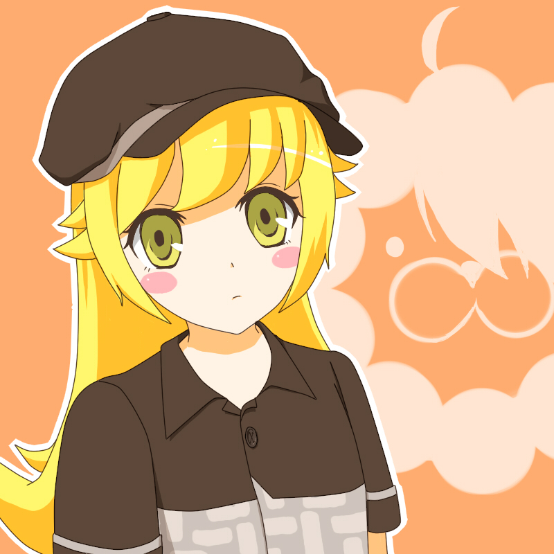 oshino shinobu (monogatari and 1 more) drawn by masumi_(sihumming)