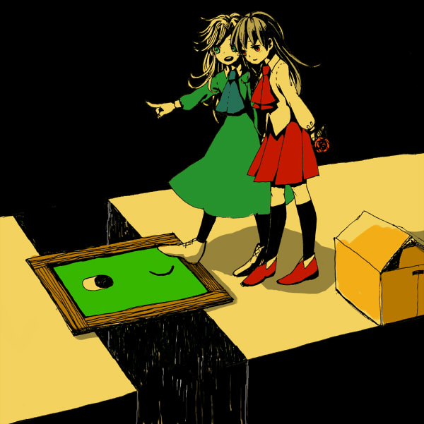 ib and mary (ib) drawn by dora_(risunofuko12)