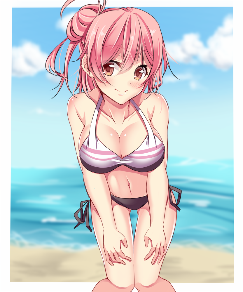yuigahama yui (yahari ore no seishun lovecome wa machigatteiru.) drawn by kazeoto_kirito
