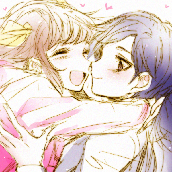 kisaragi chihaya and amami haruka (idolmaster) drawn by tima