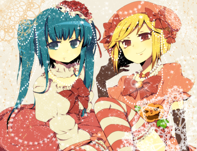 furudo erika and lambdadelta (umineko no naku koro ni) drawn by azuma_seiji