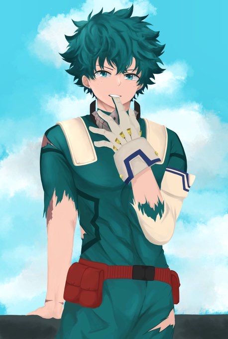 midoriya izuku (boku no hero academia) drawn by madelegencia