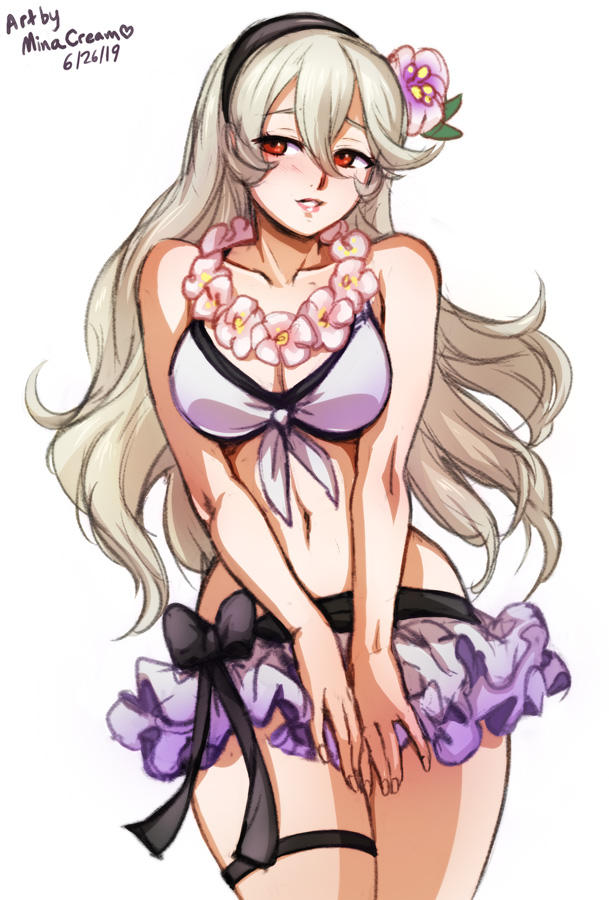 female corrin (fire emblem and 2 more) drawn by mina_cream