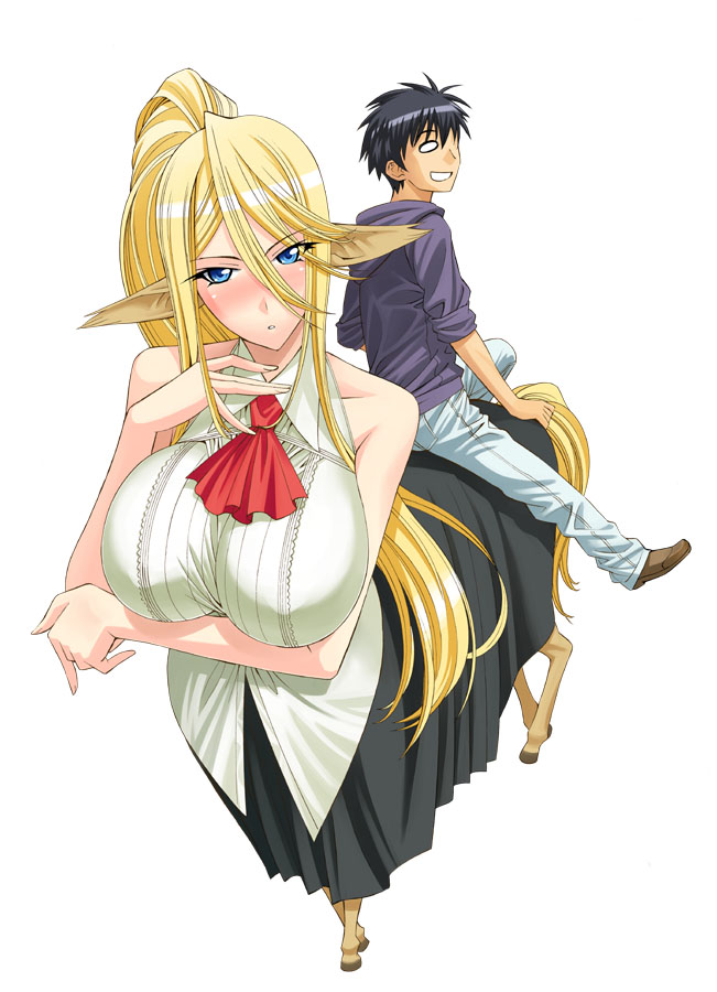 centorea shianus and kurusu kimihito (monster musume no iru nichijou) drawn by okayado