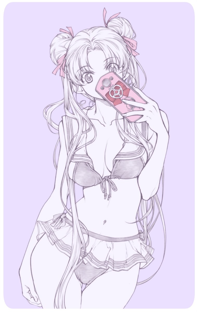 tsukino usagi (bishoujo senshi sailor moon) drawn by kubu_kurin