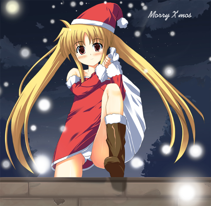 fate testarossa (lyrical nanoha and 2 more) drawn by odayan