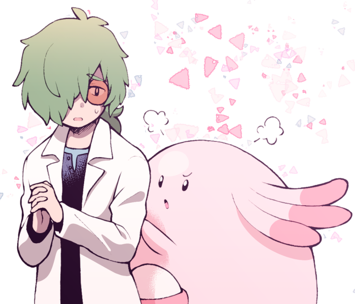 chansey and toren (pokemon and 1 more) drawn by minashirazu