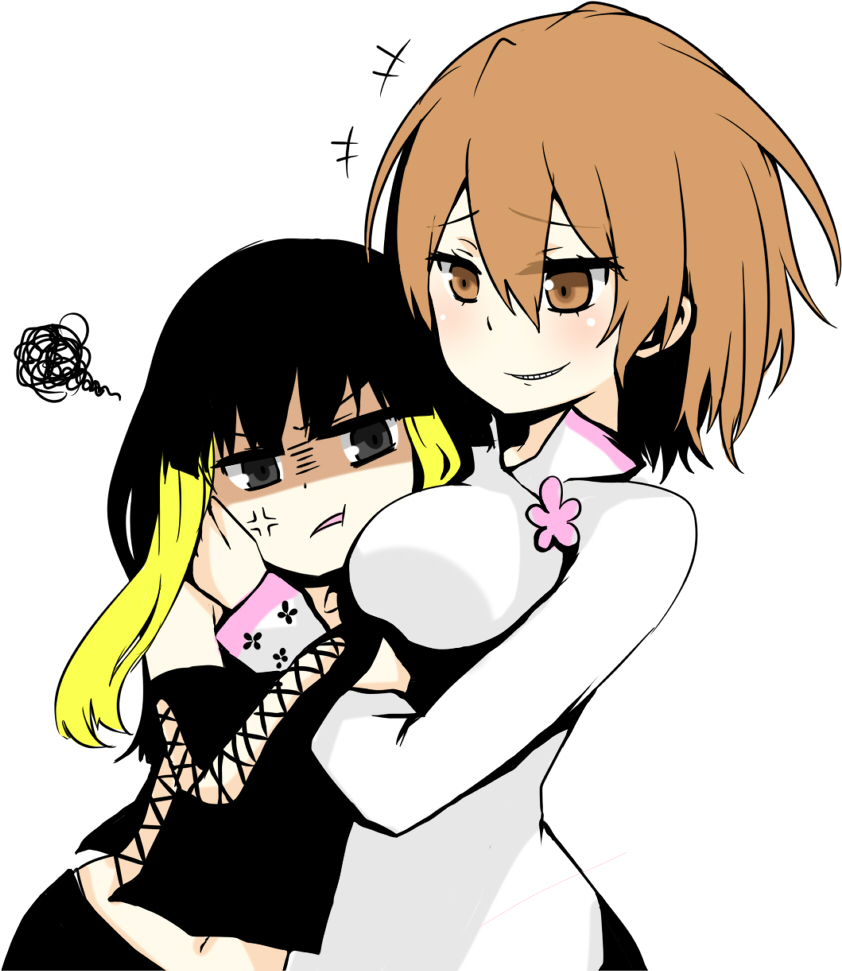 misaka worst and kuroyoru umidori (toaru majutsu no index and 1 more) drawn by i.u.y