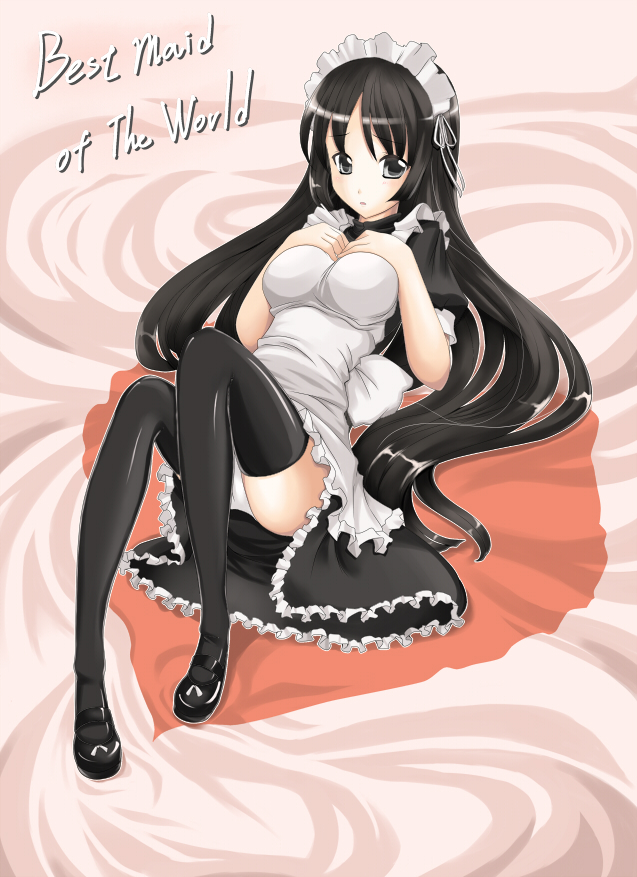 akiyama mio (vocaloid and 2 more) drawn by miyuki_rei