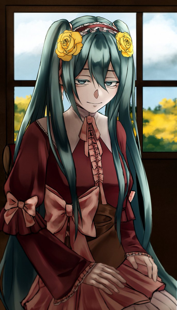 hatsune miku and michelle marlon (vocaloid and 2 more) drawn by bandwagonnnnn