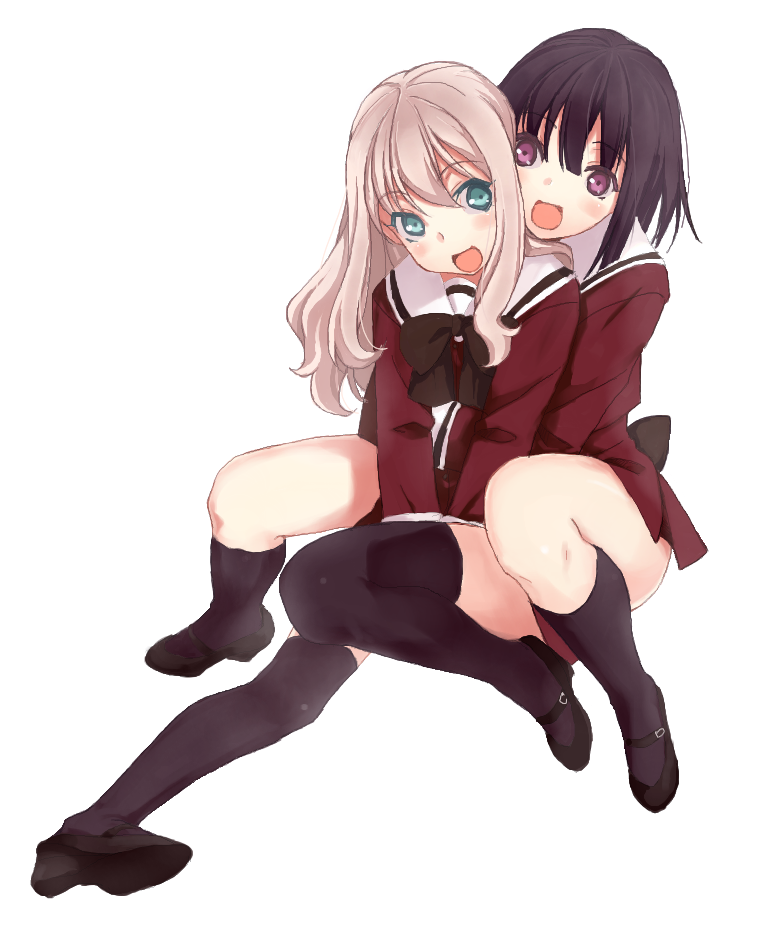 kawamura reo and sawaguchi mai (sono hanabira ni kuchizuke wo) drawn by kirisato_itsuki