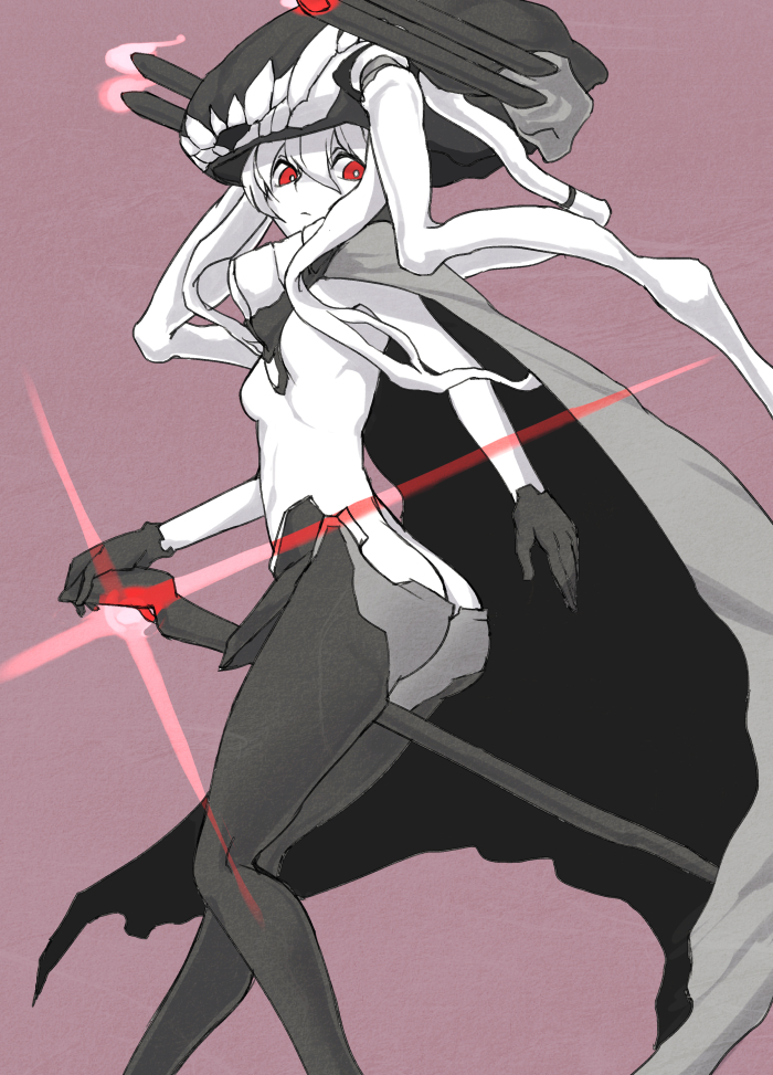 wo-class aircraft carrier (kantai collection) drawn by solopipb