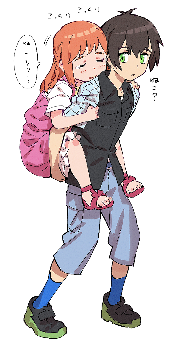 hibino matsuri and ibuki touma (pretty series and 1 more) drawn by murakami_hisashi